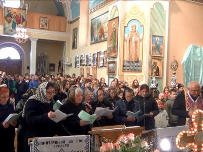 22.04.2019 Хресна дорога проведена спільнотою ” Матері в молитві ” для учнів ЗШ №6.